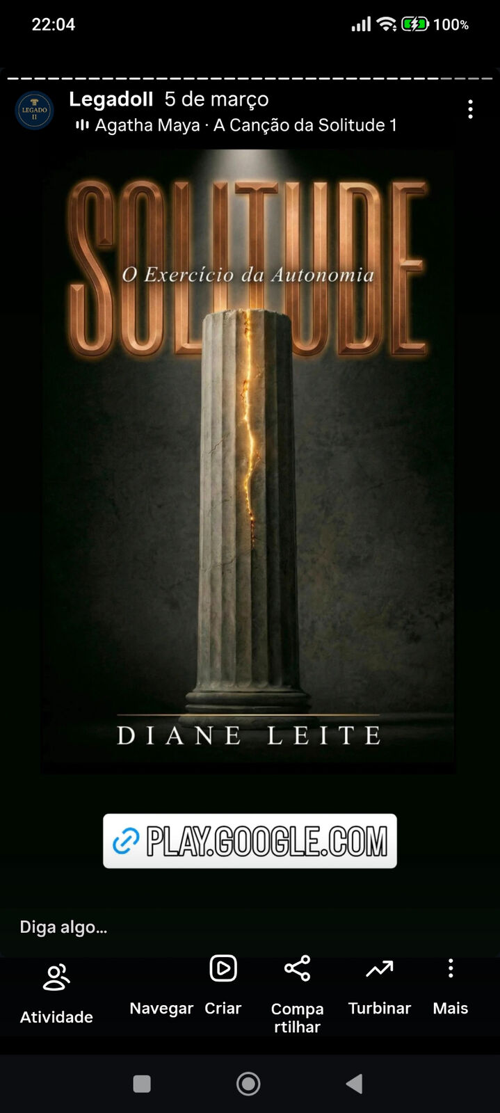Capa do livro Solitude — O Exercício da Autonomia